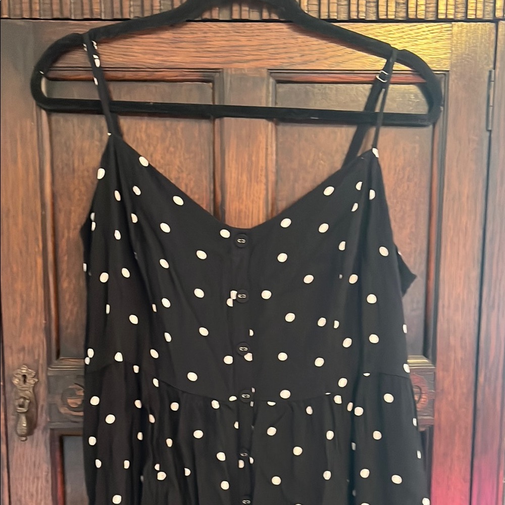 Forever 21 Black and White Polka Dot Mini Dress